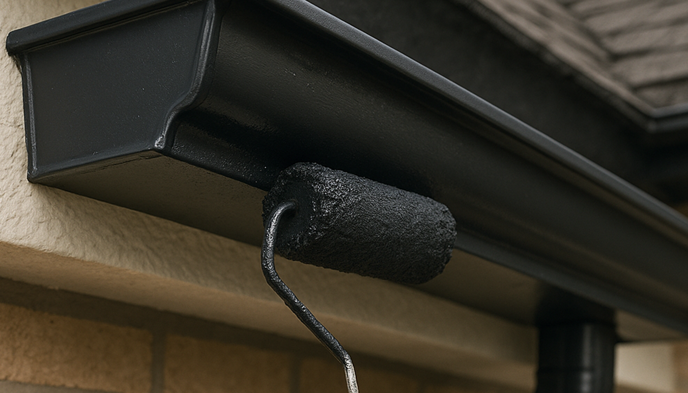 Can you paint gutters