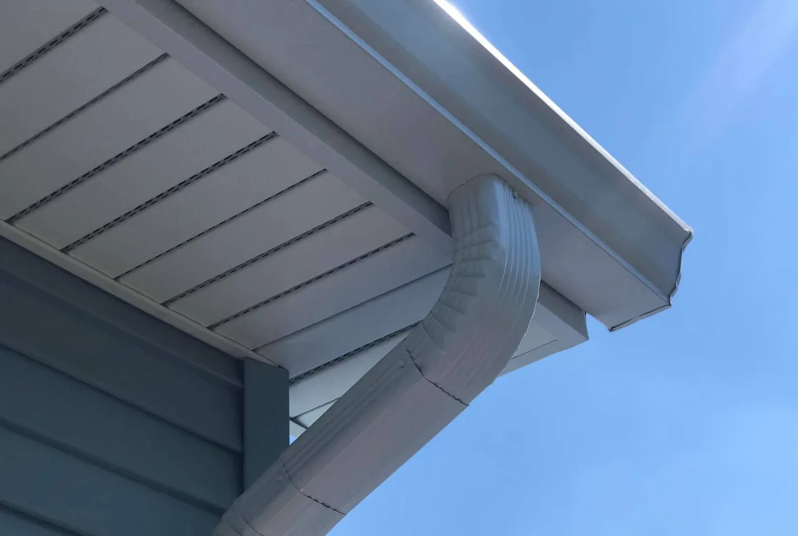 Materials 4 GeoCel flexible sealant applied at a gutter joint